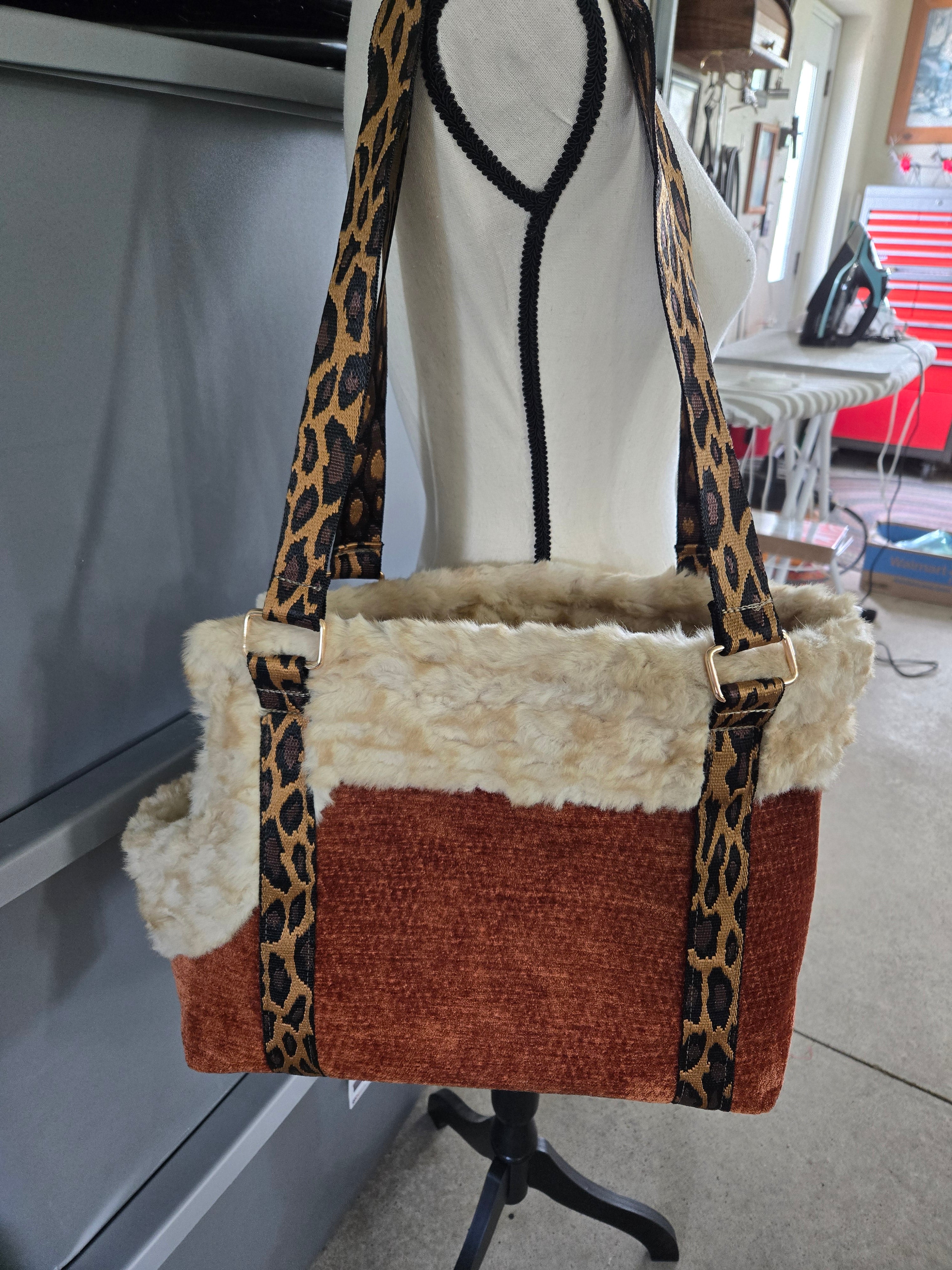 Rust Colored Pet Carrier