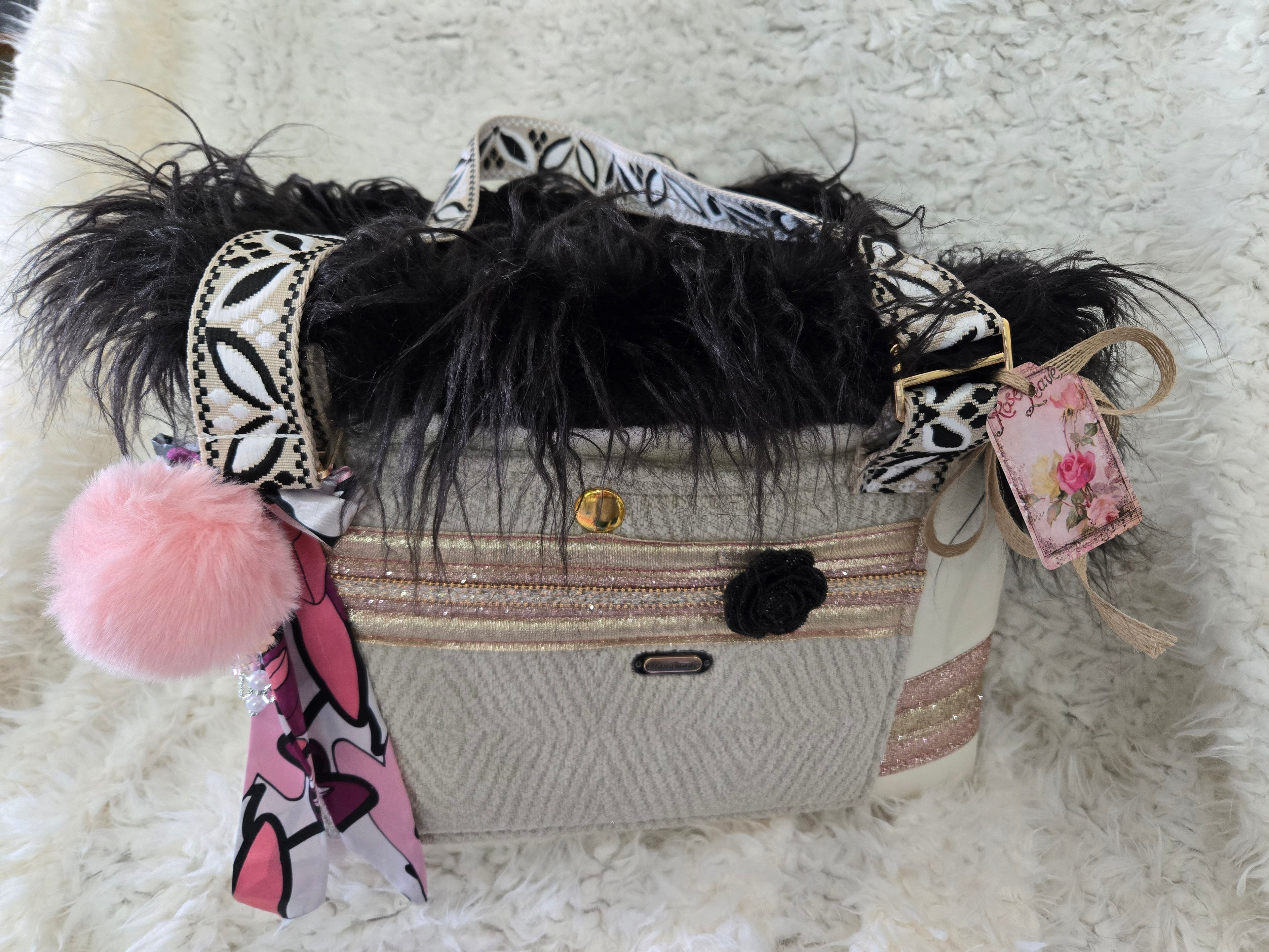 Very Cute Dog Carrier, Matching Dress & Leash