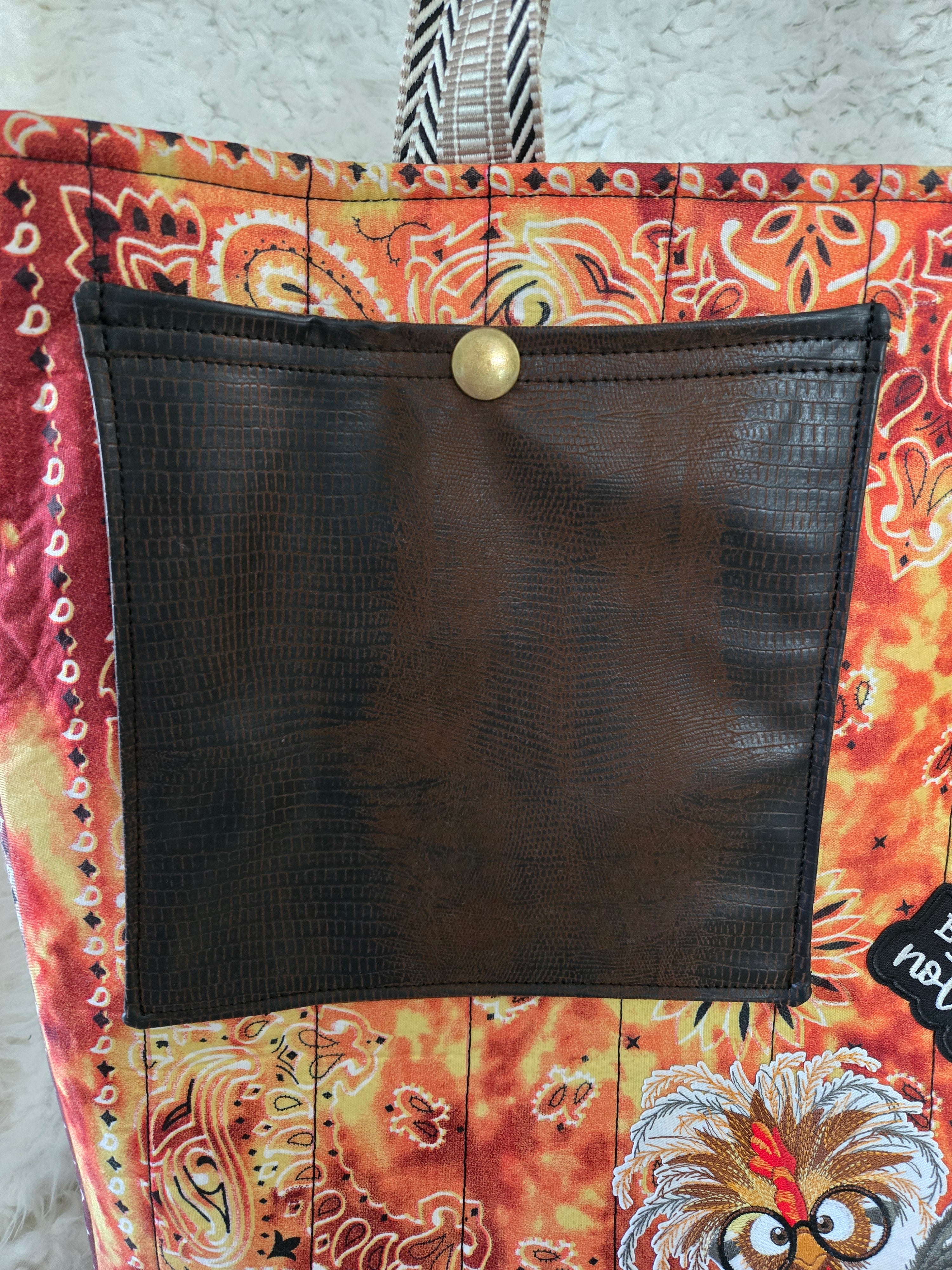 Extra Large Handkerchief Tote Bag