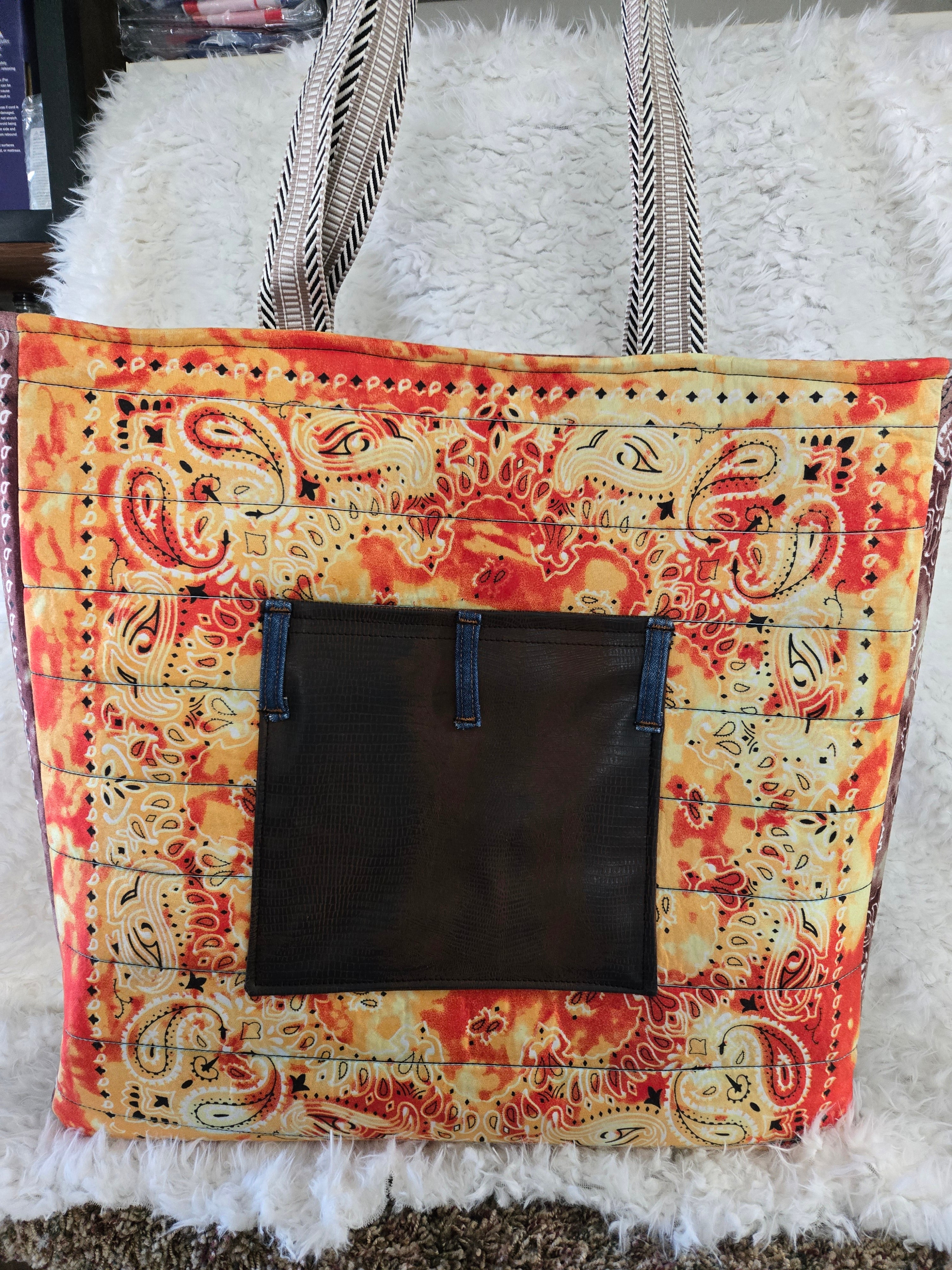 Extra Large Handkerchief Tote Bag