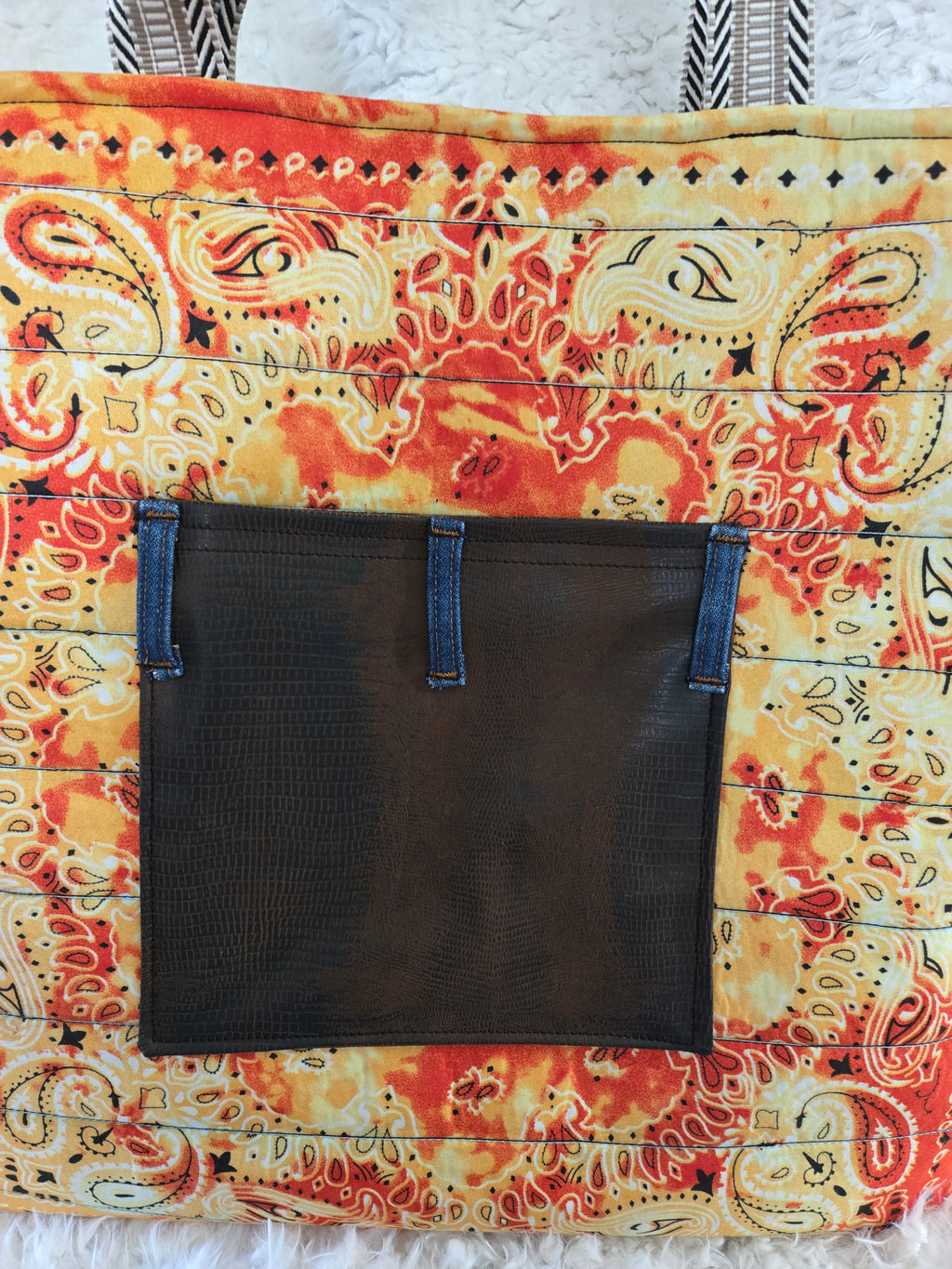 Extra Large Handkerchief Tote Bag
