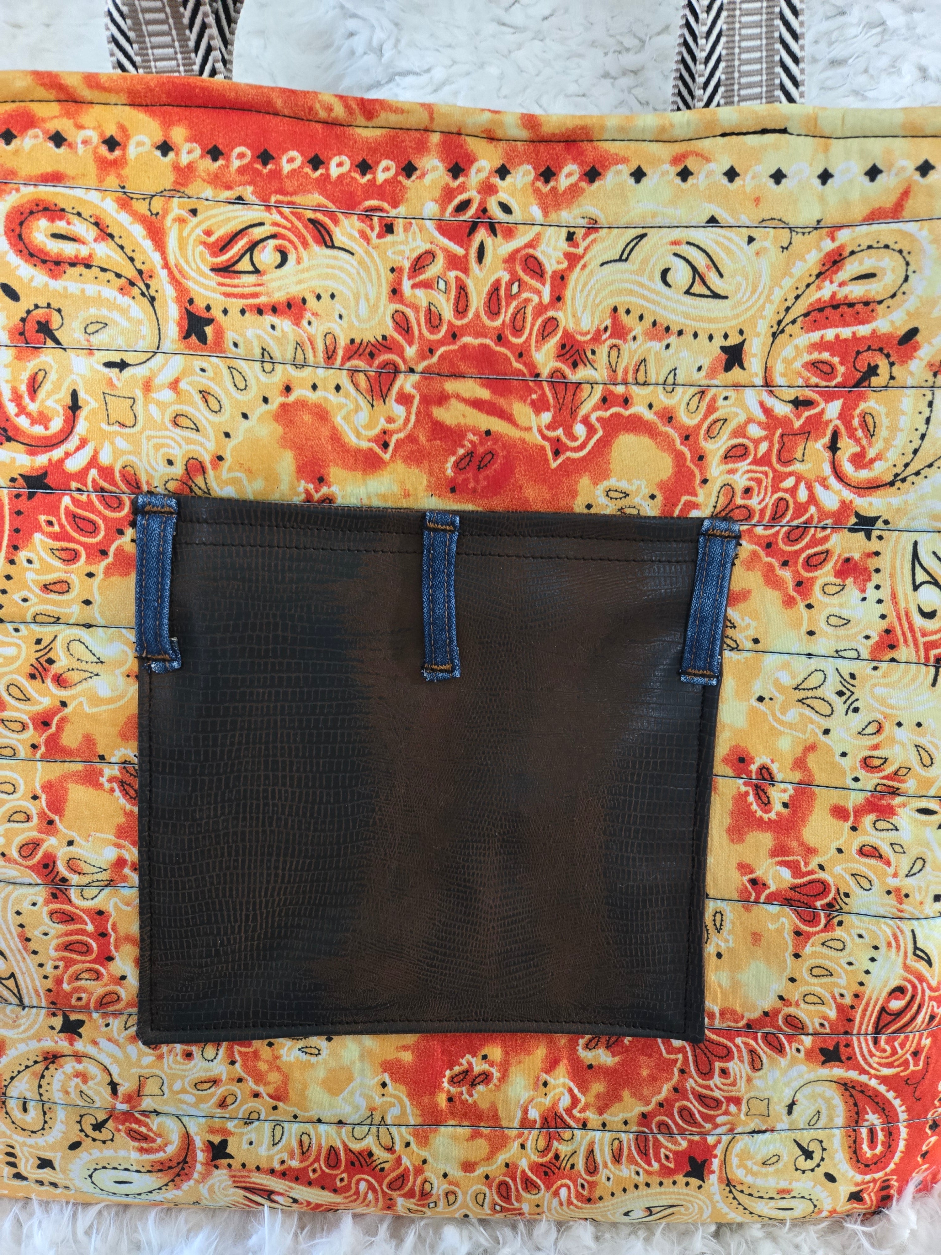 Extra Large Handkerchief Tote Bag