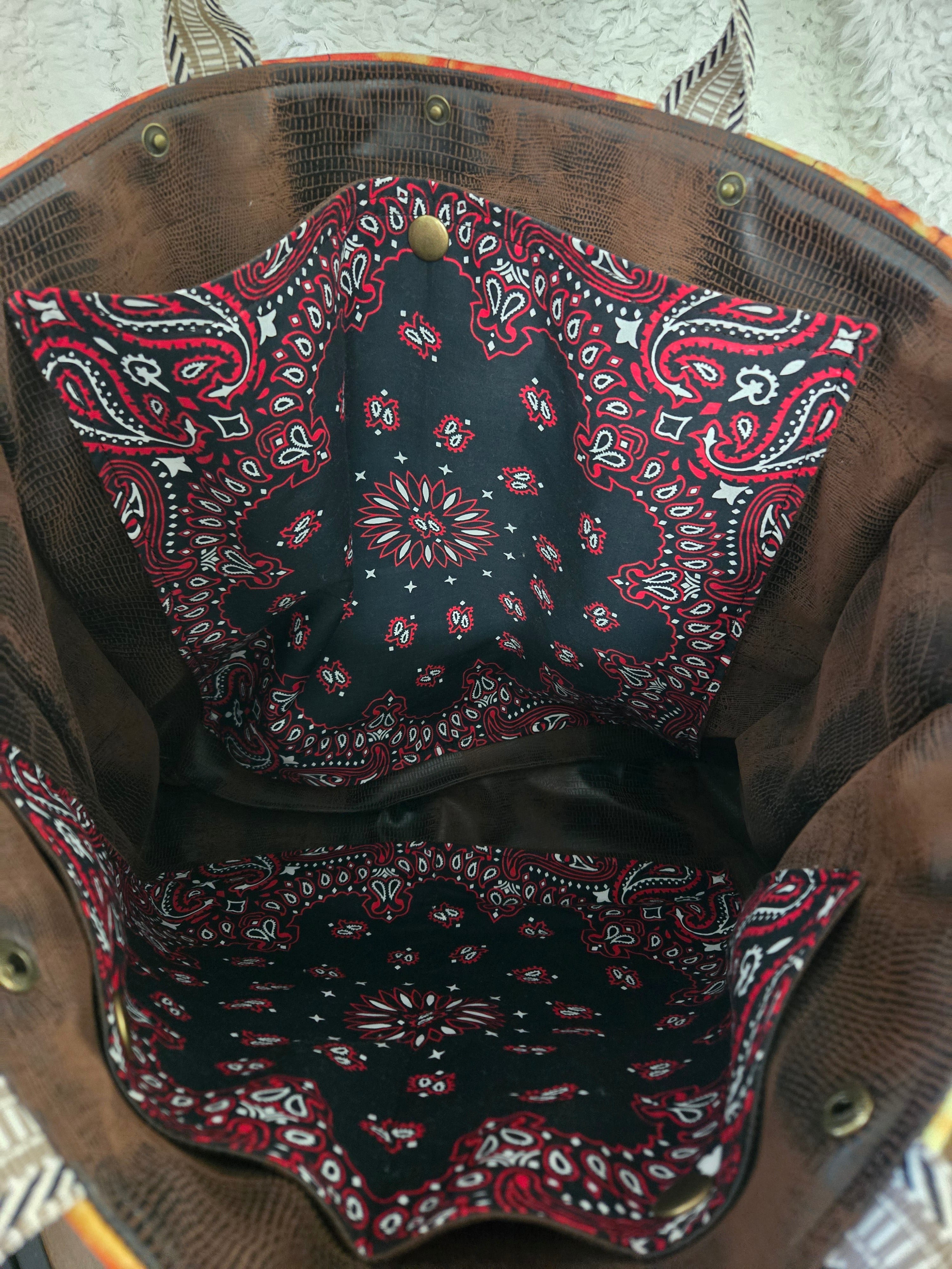 Extra Large Handkerchief Tote Bag