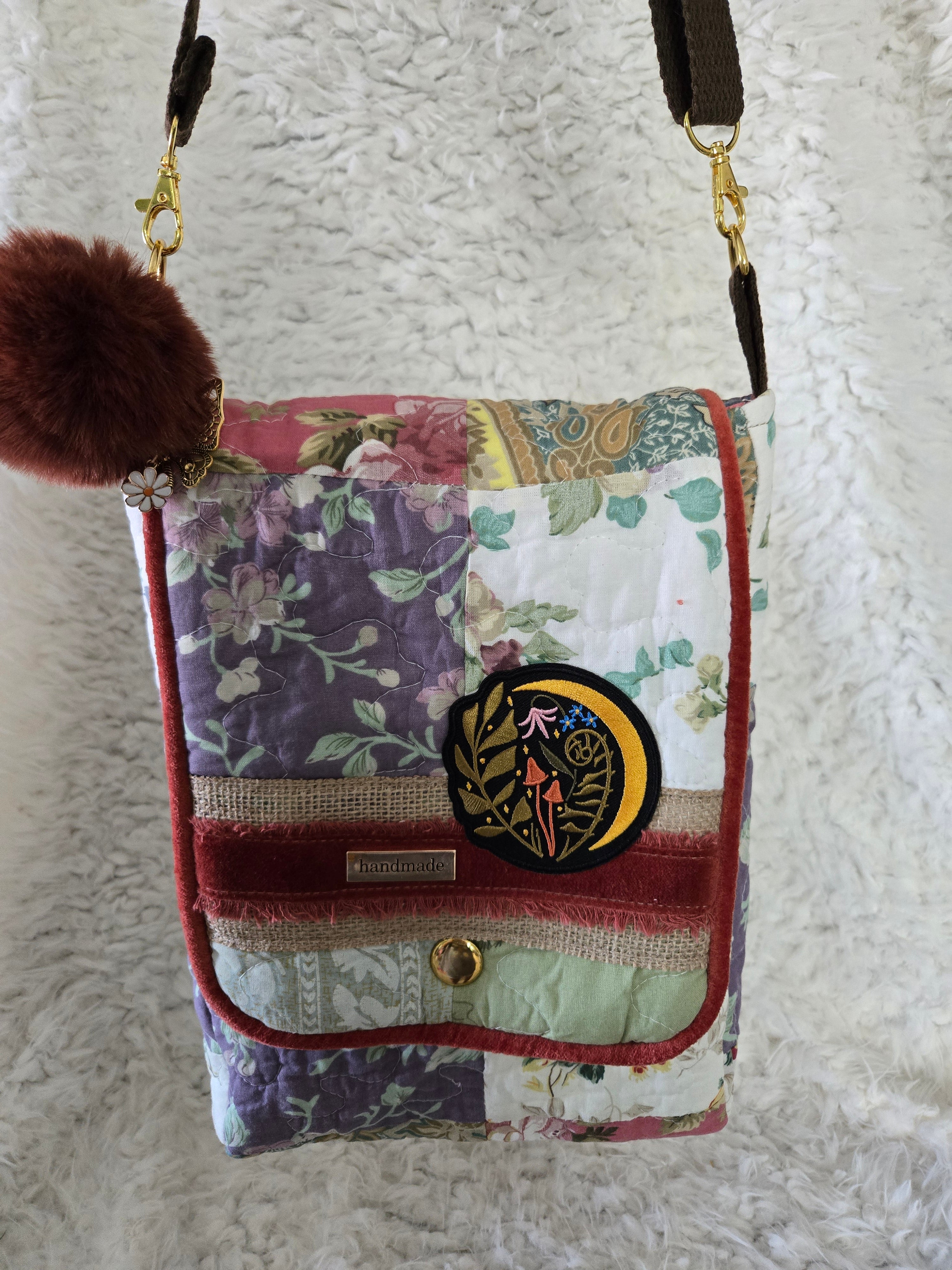 Handmade from an old quilt size 13 / 11. Many pockets very soft