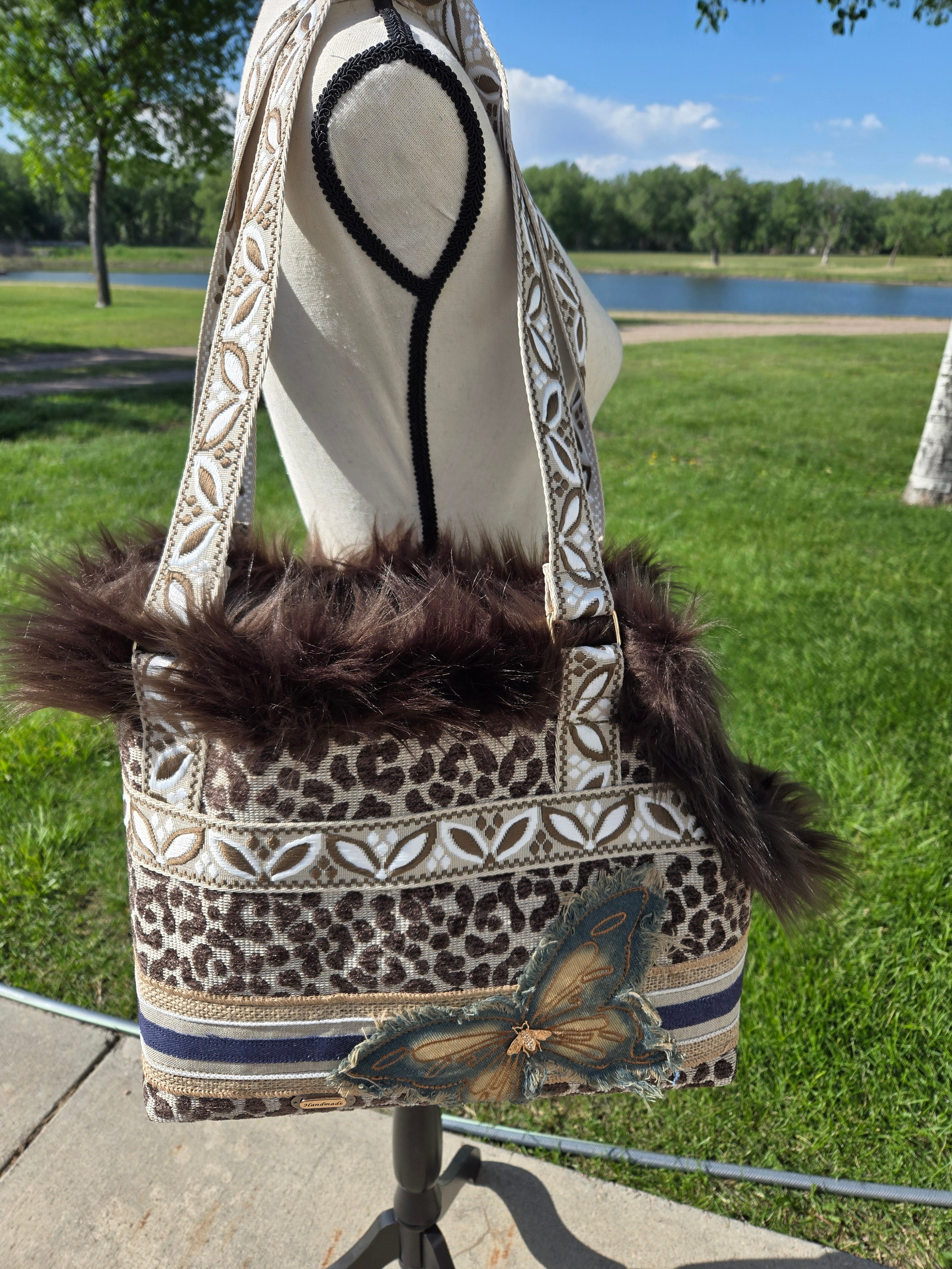 Cheetah print Pet Carrier