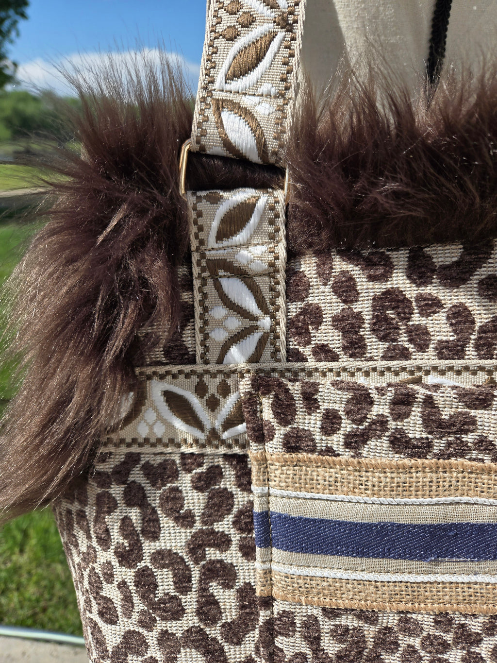 Cheetah print Pet Carrier