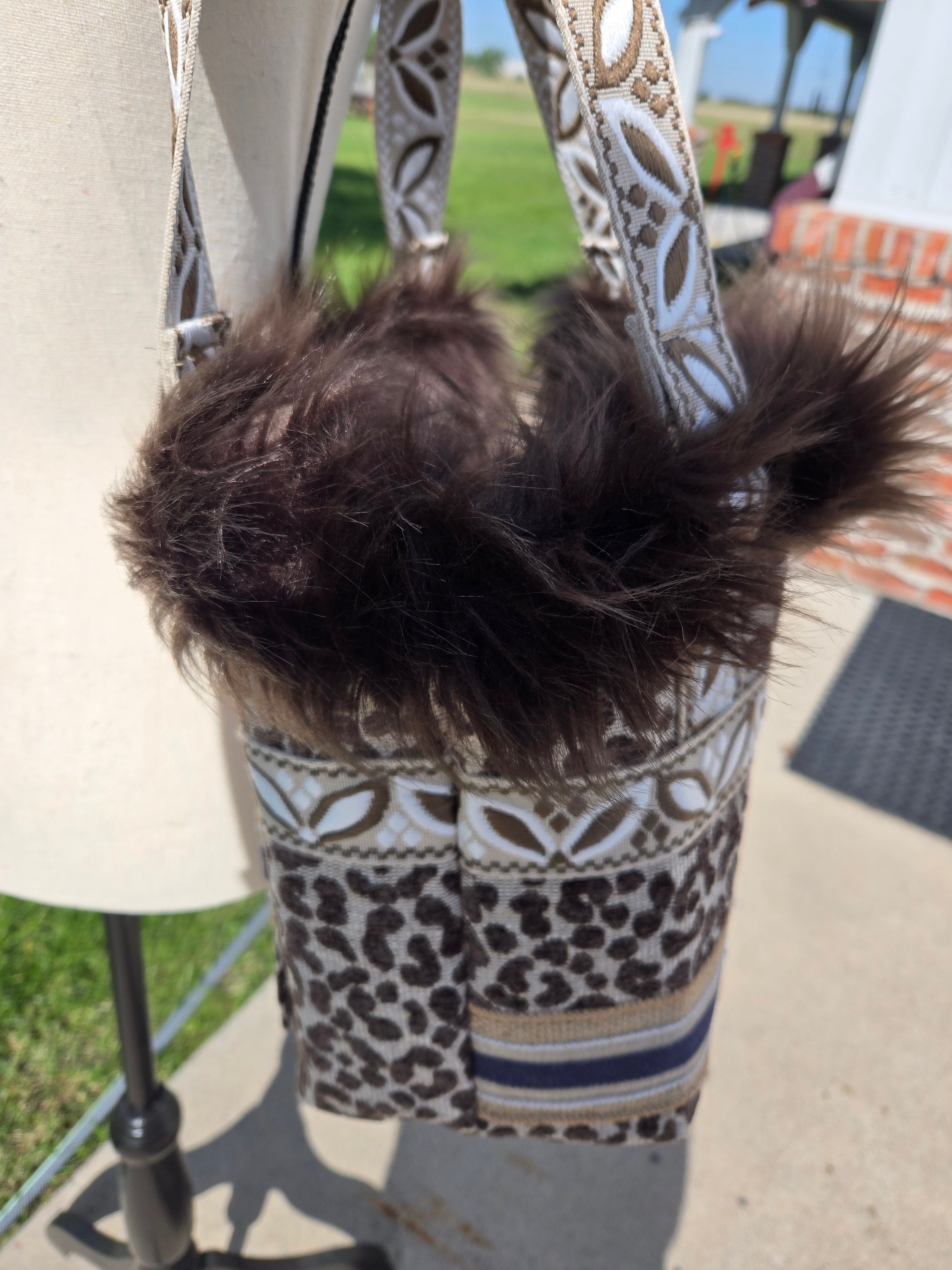 Cheetah print Pet Carrier